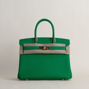 Birkin 30cm Togo 1K Bambou GHW