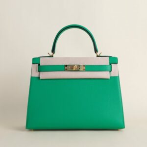 Kelly28 Epsom Sellier 1K Bambou GHW