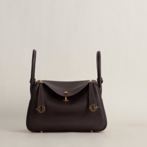 Lindy 26cm Clemence leather 46 Ebene GHW