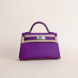 Mini Kelly II Epsom P9 Anemone PHW