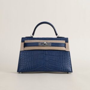 2e4a8e7a11d69615092c6fac4b76e81b_900x.jpg Mini Kelly II Matte Alligator Crocodile CK73 Blue saphir PHW
