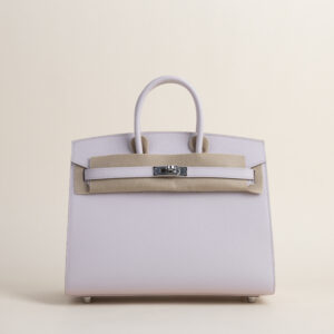 Birkin 25cm Epsom Sellier 09 Mauve pale PHW