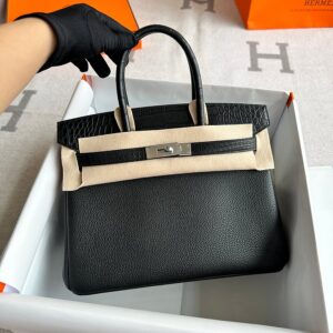 4059c319e4cac01e21805f06b11ccf8b_900x.jpg Birkin 30cm Touch Togo / Matte Alligator Crocodile 89 Noir PHW