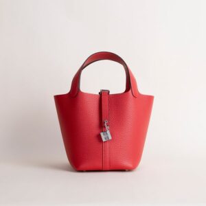 Picotin18 Clemence Q5 Rouge casaque PHW