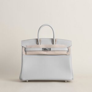 Birkin 25cm Togo 80 Pearl gray GHW