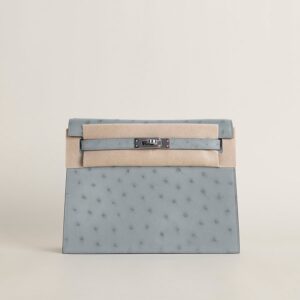Kelly Danse Ostrich 8U Blue Glacier PHW