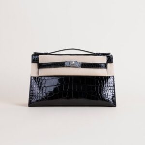 7fc22dcba89038d8ee53f9726a8b1579_900x.jpg Kelly pochette Shiny Alligator crocodile CK89 Noir PHW