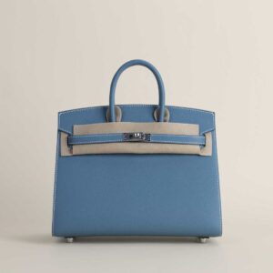 Birkin 25cm Epsom Sellier 75 Blue Jean PHW