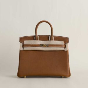 Birkin 25cm Faubourg Barenia 37 Gold GHW