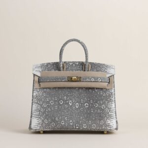 Birkin 25cm Lizard skin 1B Ombre GHW