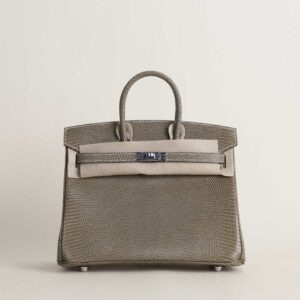 Birkin 25cm Lizard skin CK18 Etoupe PHW_4 Birkin 25cm Lizard skin CK18 Etoupe PHW