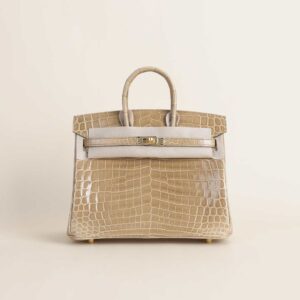 Birkin 25cm Shiny Niloticus crocodile L9 Abricot GHW_3 Birkin 25cm Shiny Niloticus crocodile L9 Abricot GHW
