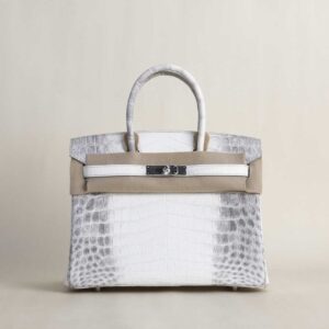 Birkin 30cm Matte Niloticus Crocodile 01 Himalayan PHW_3 Birkin 30cm Matte Niloticus Crocodile 01 Himalayan PHW