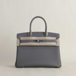 Birkin 30cm Togo 0L Gris Meyer  PHW