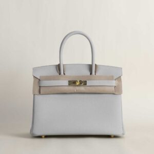 Birkin 30cm Togo 80 Pearl gray GHW