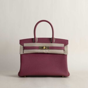 Birkin 30cm Togo K1 Rouge gremade GHW