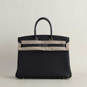 Birkin 35cm Clemence leather CC89 NOIR GHW