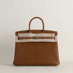 Birkin 35cm Faubourg Barenia 37 Gold GHW