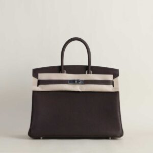 Birkin 35cm Faubourg Barenia 46 Ebene PHW