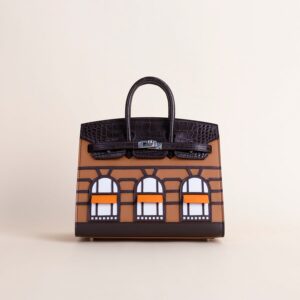 Birkin 20 Faubourg Alligator/Epsom/Sombaero/Madame CK37 Gold PHW
