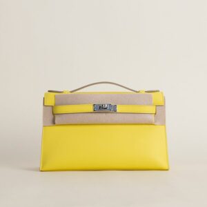 Kelly pochette Swift 9R Lime PHW