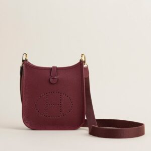 Evelyne mini Clemence 55 Rouge H GHW