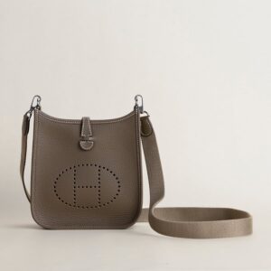 Evelyne mini Clemence 18 etoupe PHW