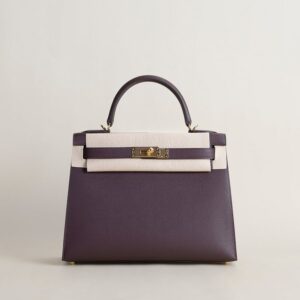 Kelly28 Epsom 0G Rouge sellier GHW