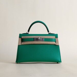 Mini Kelly II Epsom U4 Vert Verttigo PHW